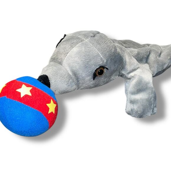 Restoration Hardware Murdock & Ross Hand Puppet Seal with Ball Star Gray Blue - Picture 3 of 14